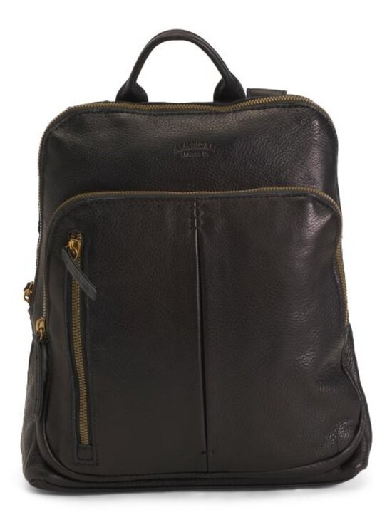 AMERICAN LEATHER CO. Leather Cleveland Backpack main image 4